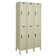 Hallowell Double Tier Electronic Lockers