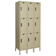 Hallowell Triple Tier Electronic Lockers