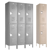 Double Tier Gym Lockers 