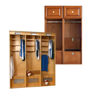 Wood Sports Lockers