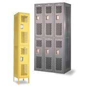 Double Tier Athletic Gym Lockers 