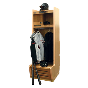 Hallowell Wood Sport Lockers