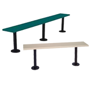 Plastic Benches / Solid Plastic Locker Room Benches