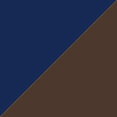 Deep Blue/Brown Trim