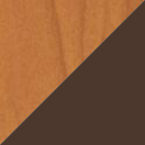 Dark Cherry/Brown Trim