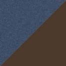 Speckled Deep Blue/Brown Trim