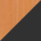 Medium Cherry/Black Trim