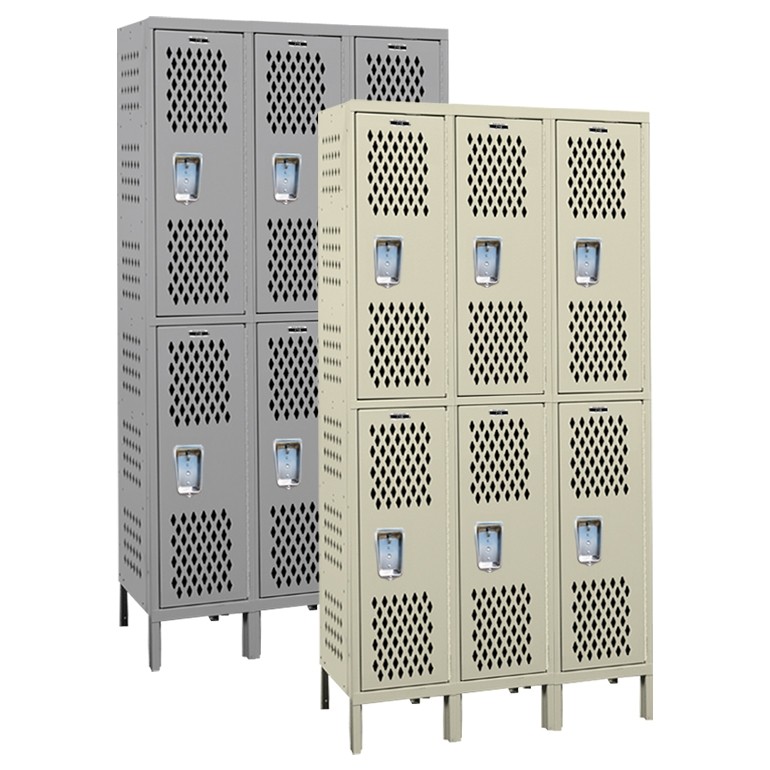 Double Tier Athletic Lockers Main