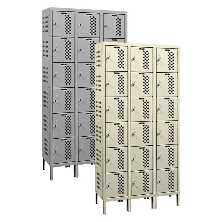 Six Tier Athletic Gym Box Lockers Main