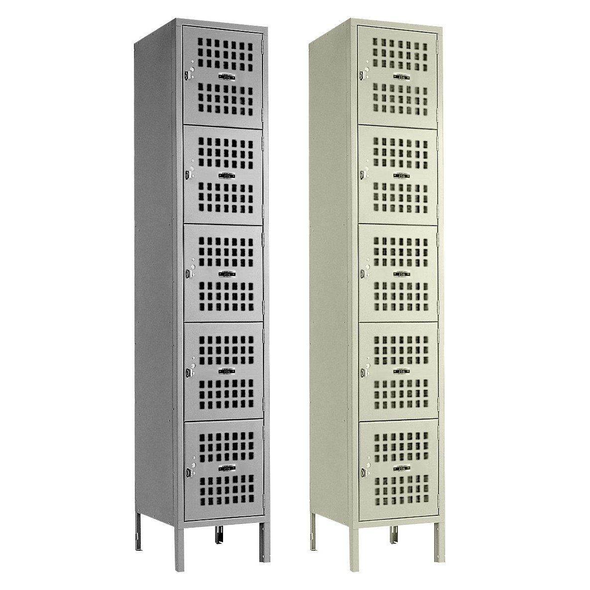 Five Tier Ventilated Metal Box Locker Main