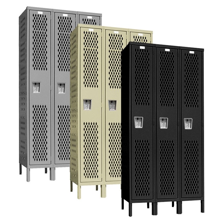 Single Tier Athletic Gym Lockers Main