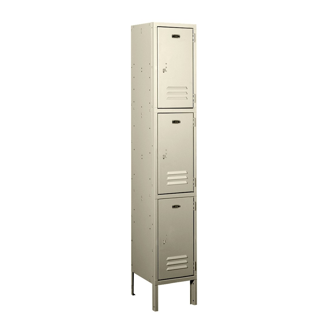 Beige Large Triple Tier Box Door Locker
