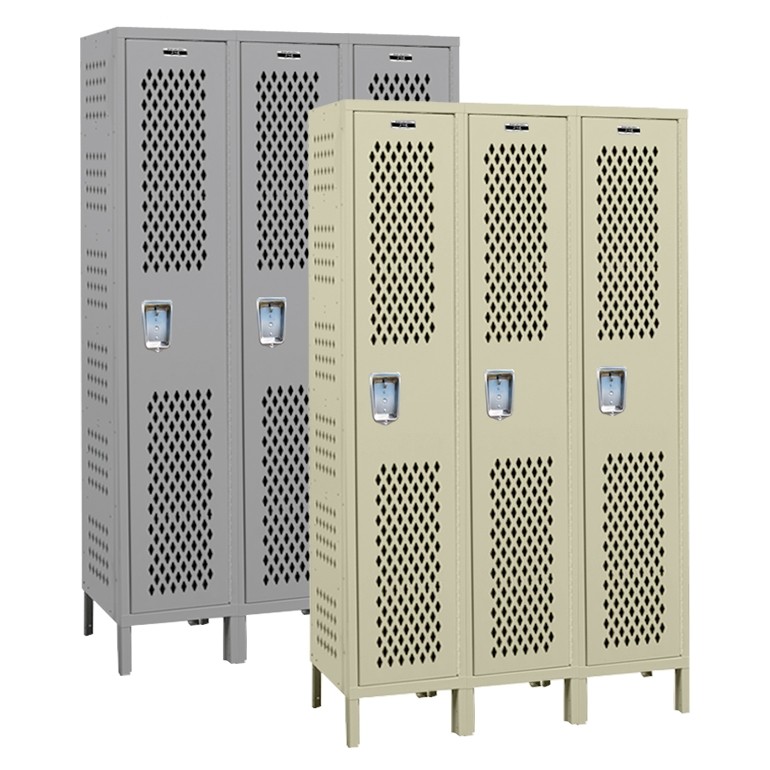 Single Tier Athletic Steel Lockers Main