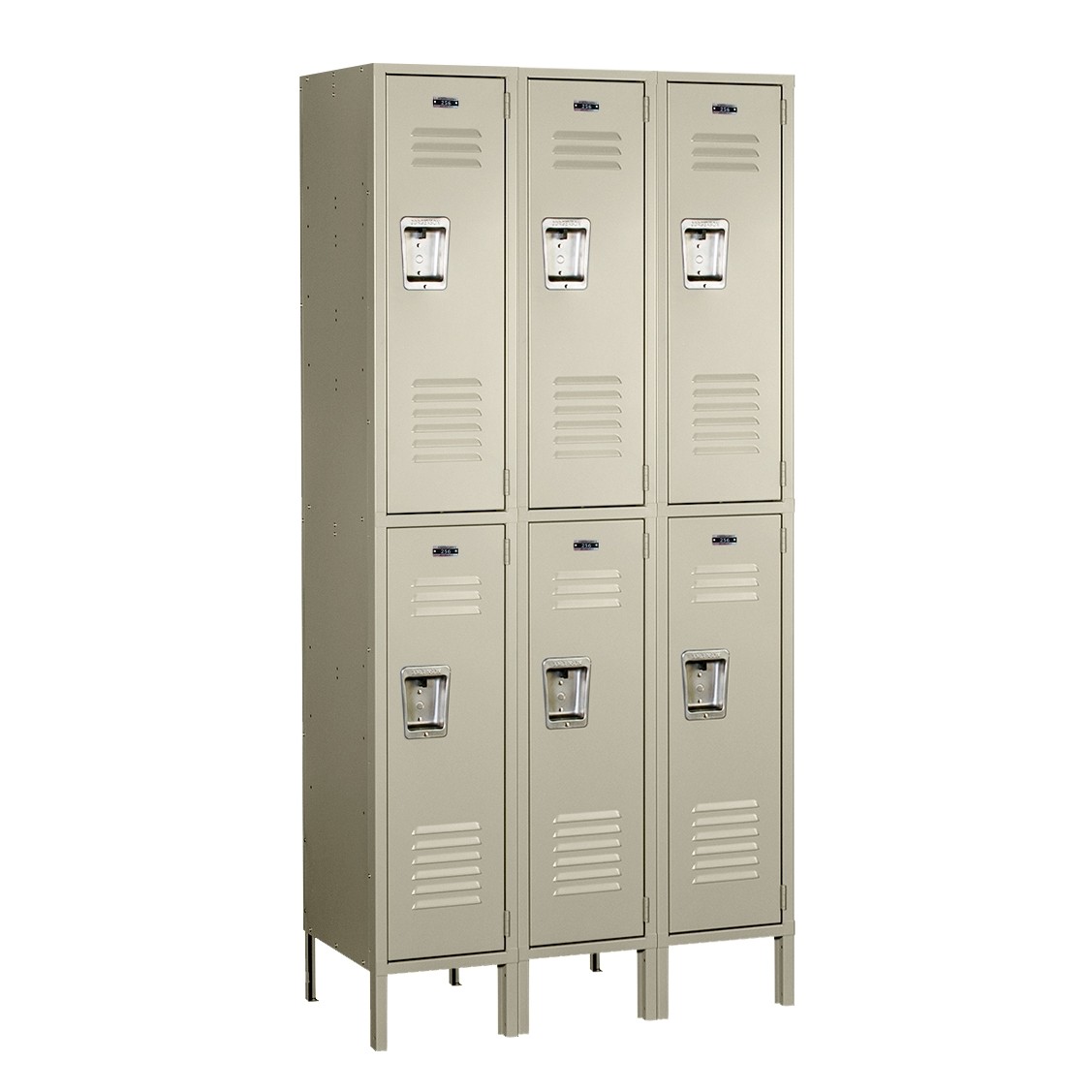 Beige Extra Large Double Tier Lockers