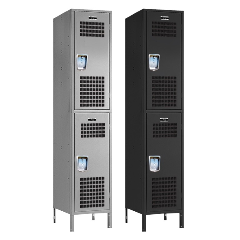 Double Tier Ventilated Gym Locker Main