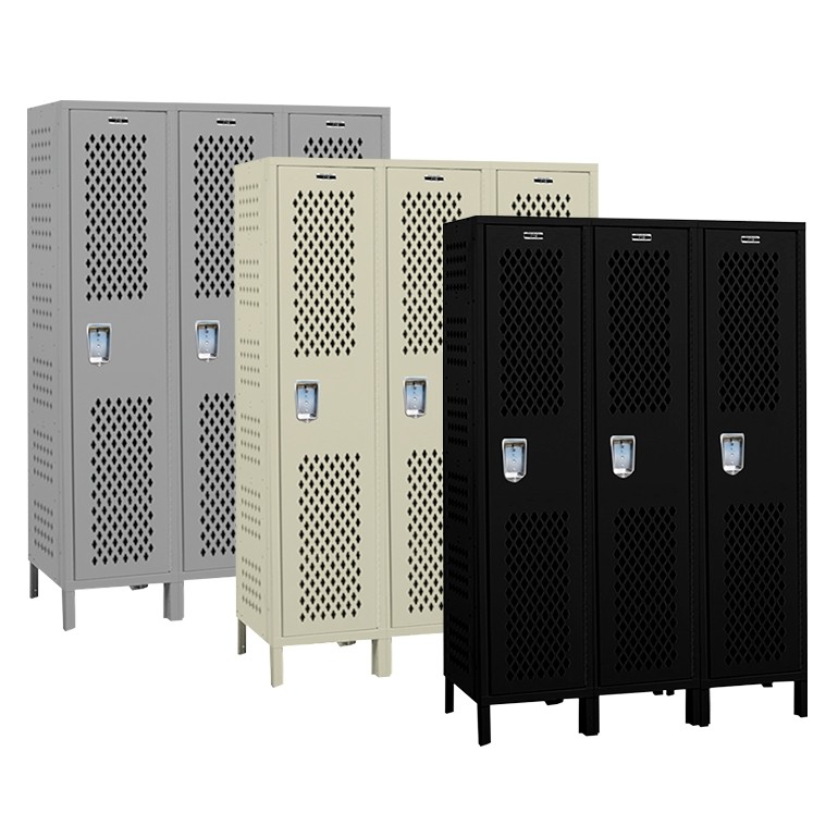 Single Tier Athletic Storage Lockers Main