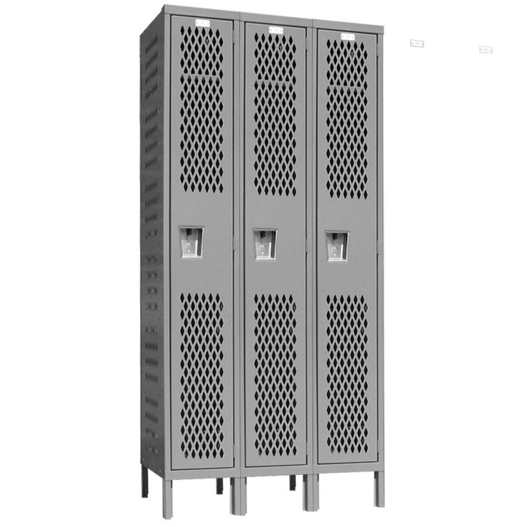 Hallowell Single Tier Ventilated Athletic Locker
