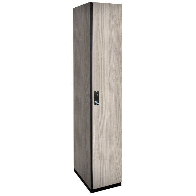 Single Tier Wood Locker (White)