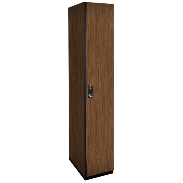 Single Tier Wood Locker (Brown)