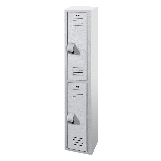 12" Wide Double Tier Plastic Lockers