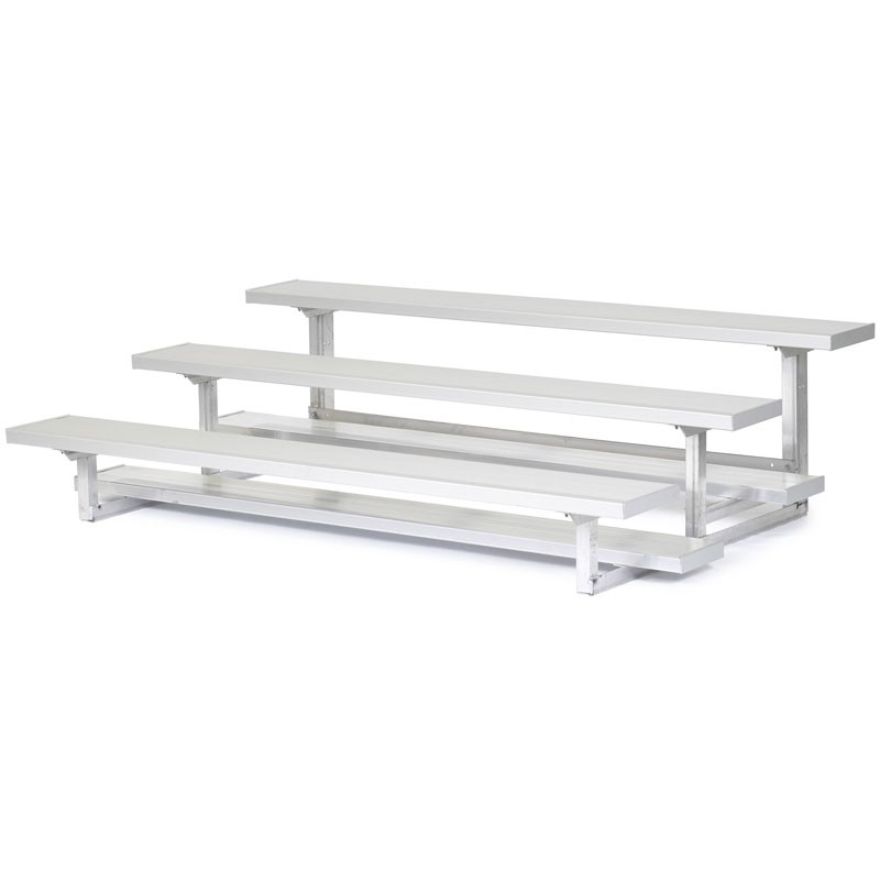 Three Row Low Rise Aluminum Bleacher