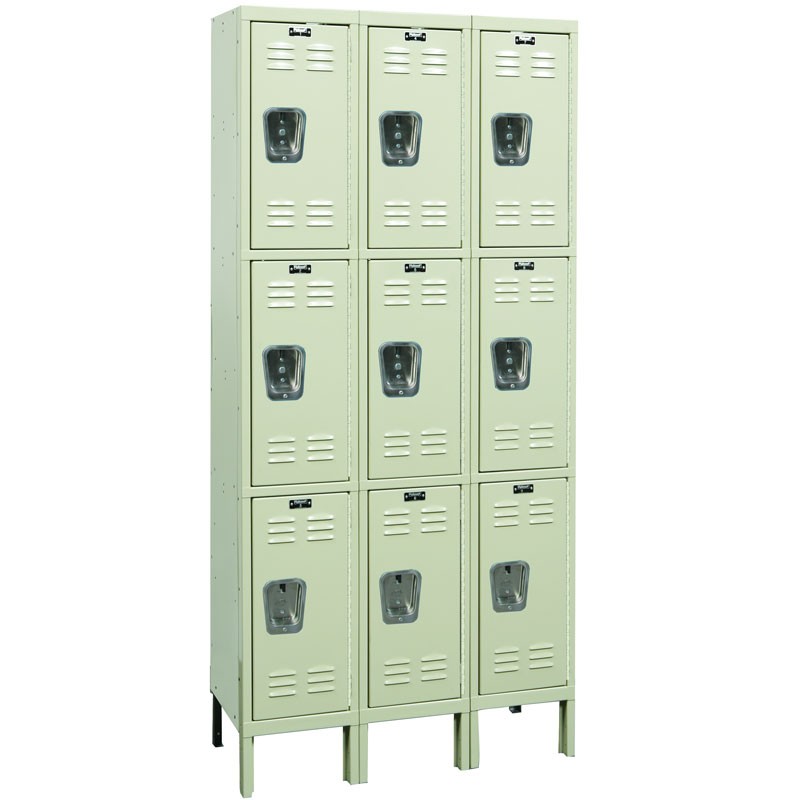 Triple Tier Rust Resistant Lockers
