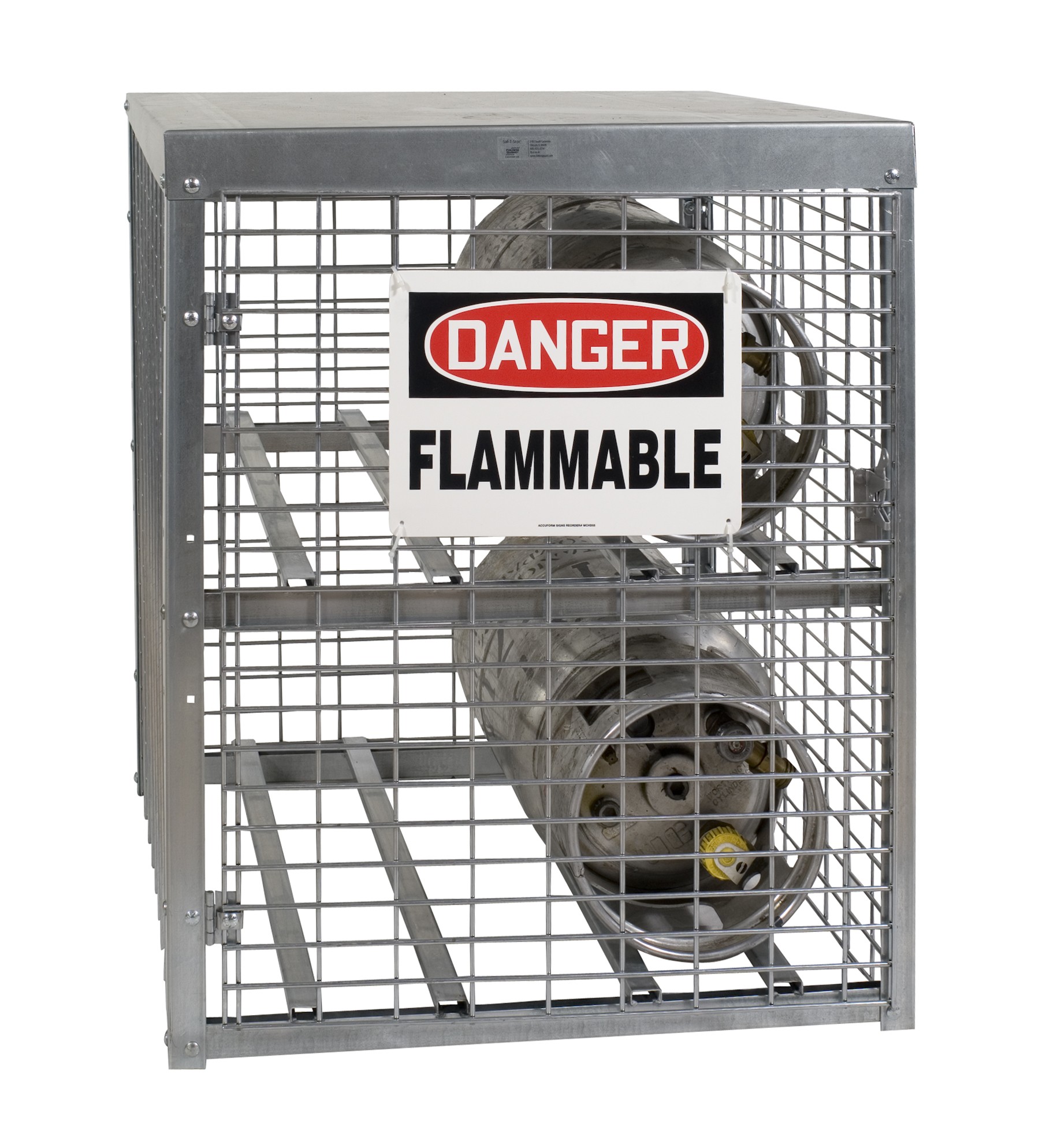 4 Cylinder Storage Locker