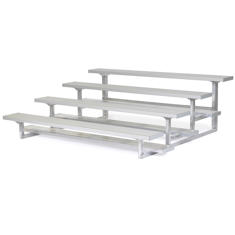 Four Row Low Rise Aluminum Bleacher 