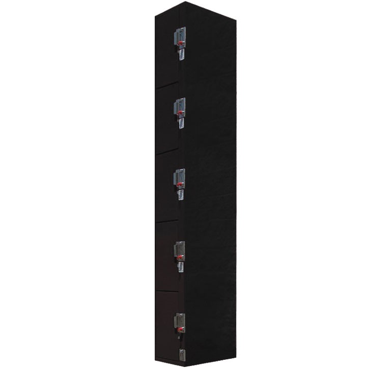 Five Tier Coin Operated Lockers