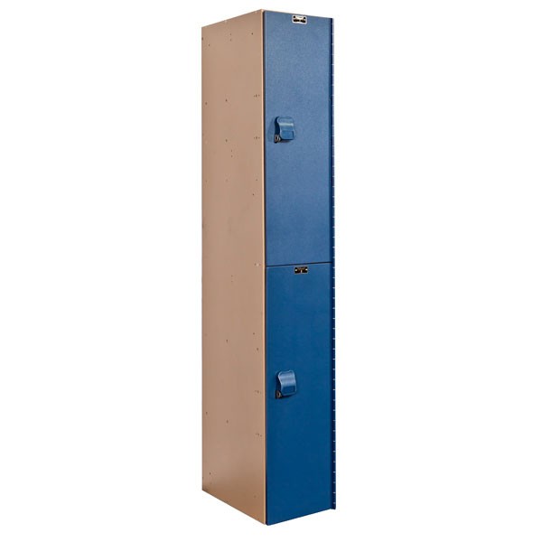 Hallowell Double Tier Aquamax Solid Plastic Locker 