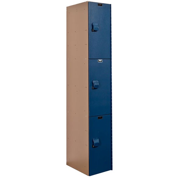 Triple Tier AquaMax Solid Plastic Locker (Image 1)