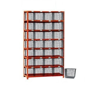 Basket Lockers 7 High 4-Wide