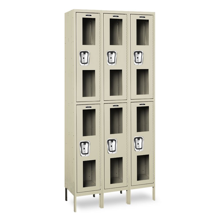 Double Tier See-Through Lockers