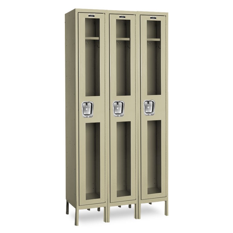 See-Through Single Tier Lockers