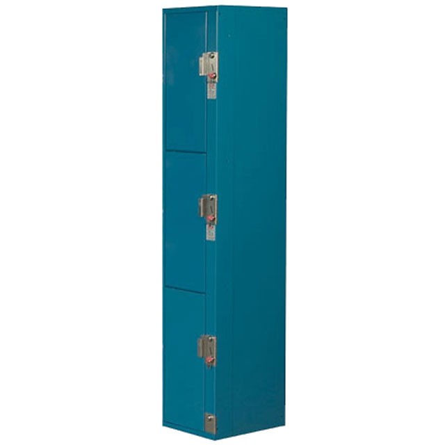 Triple Tier Coin Operated Lockers