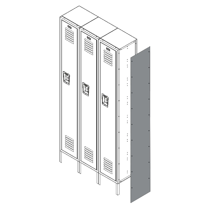  18" Deep Exposed End Pane