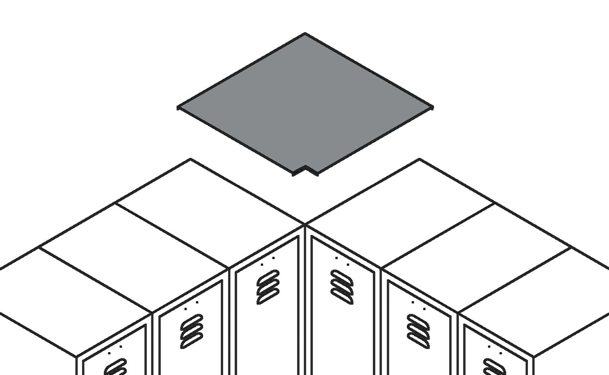 Flat Top Locker Corner Main