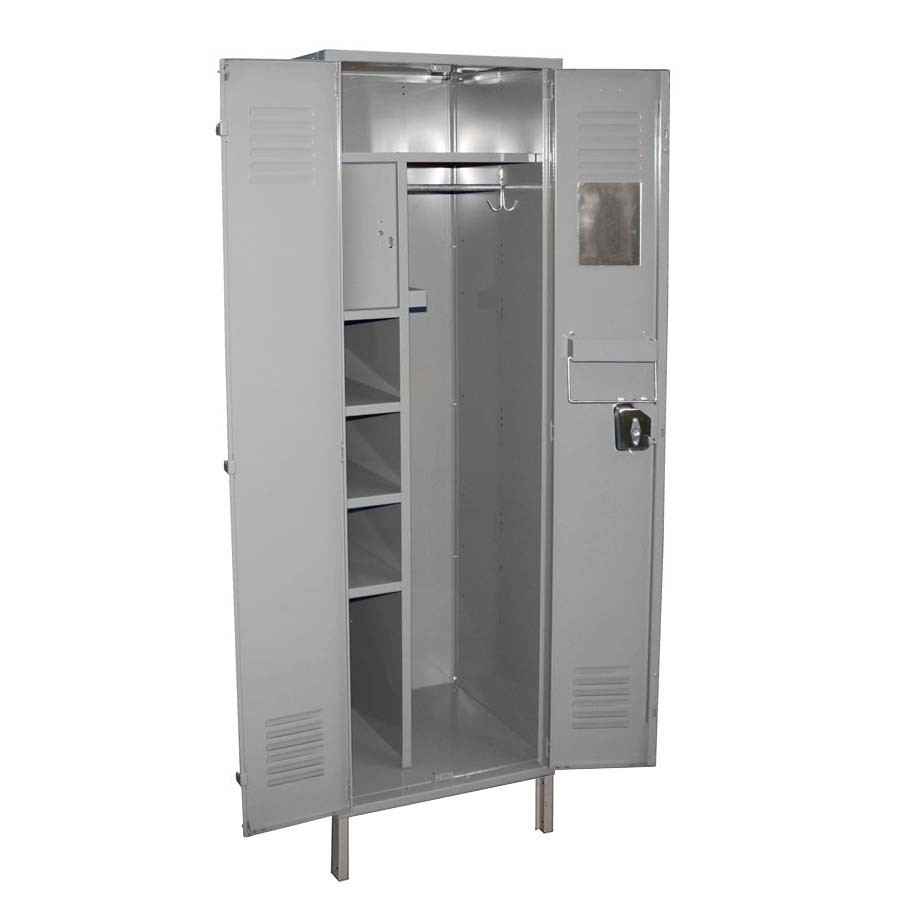 Golf Club Locker - Gray (shown with optional mirror)