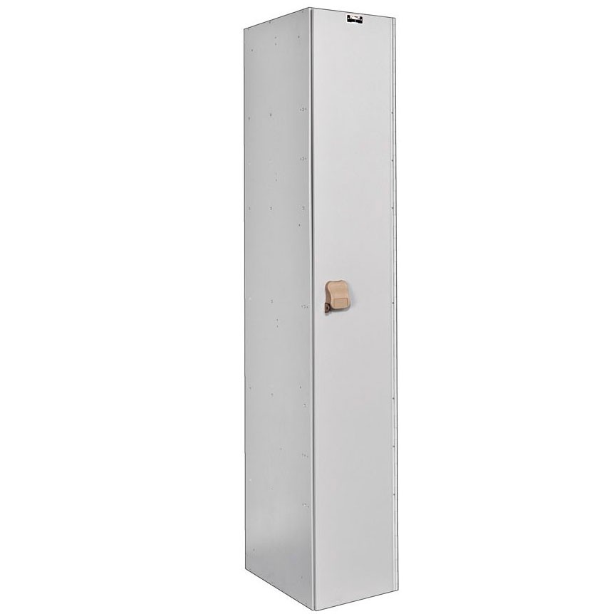 Hallowell Single Tier MedSafe AquaMax Anitmicrobial Plastic Locker (1 Wide)