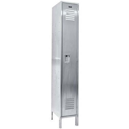 Hallowell 304 Stainless Steel Single Tier Locker 