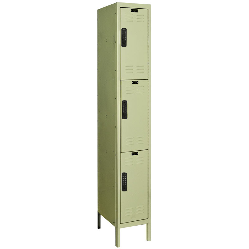 Hallowell Triple Tier Electronic Locker