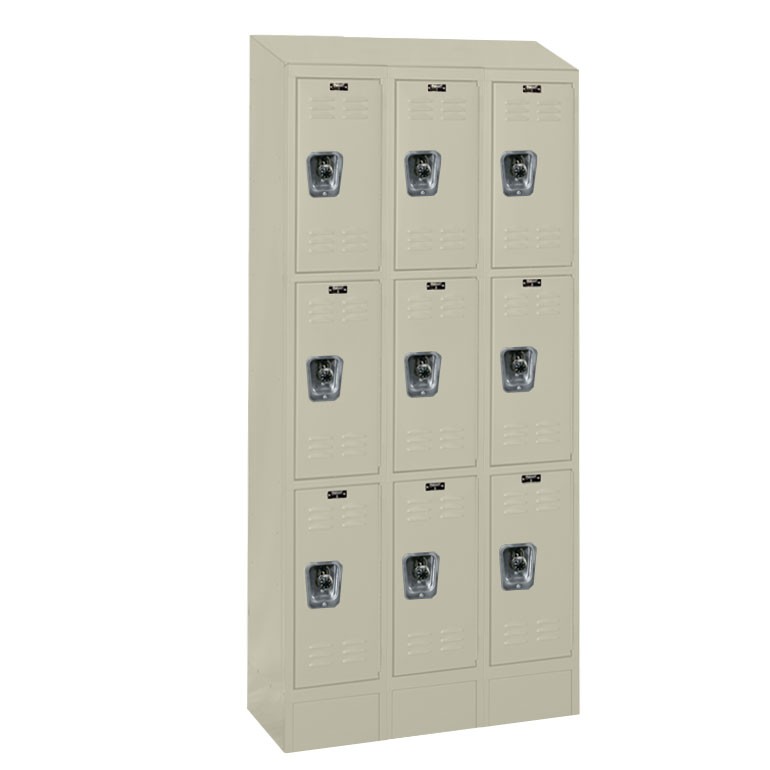 Hallowell Triple Tier Ready-Built Plus Lockers