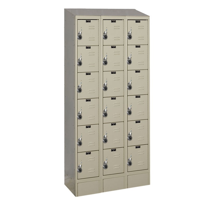 Hallowell Six Tier Ready-To-Use Plus Locker