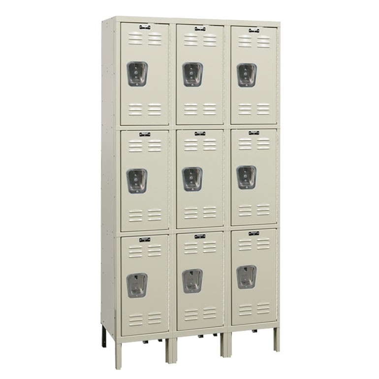 Hallowell Triple Tier Rust Resistant Locker