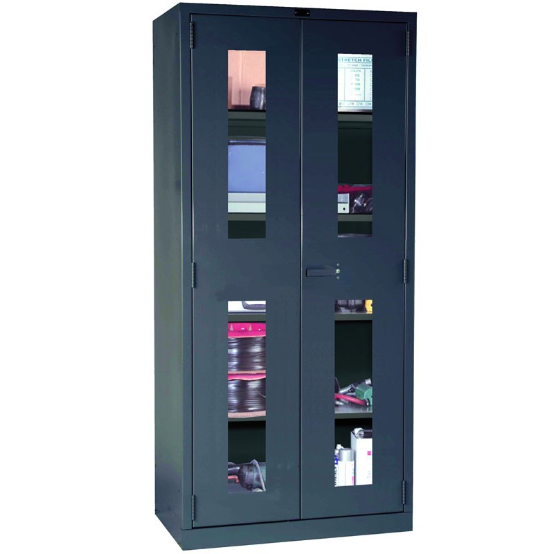 Extra Heavy Duty Safety-View Storage Cabinet 36 or 48 wide x 24 deep x  78 high