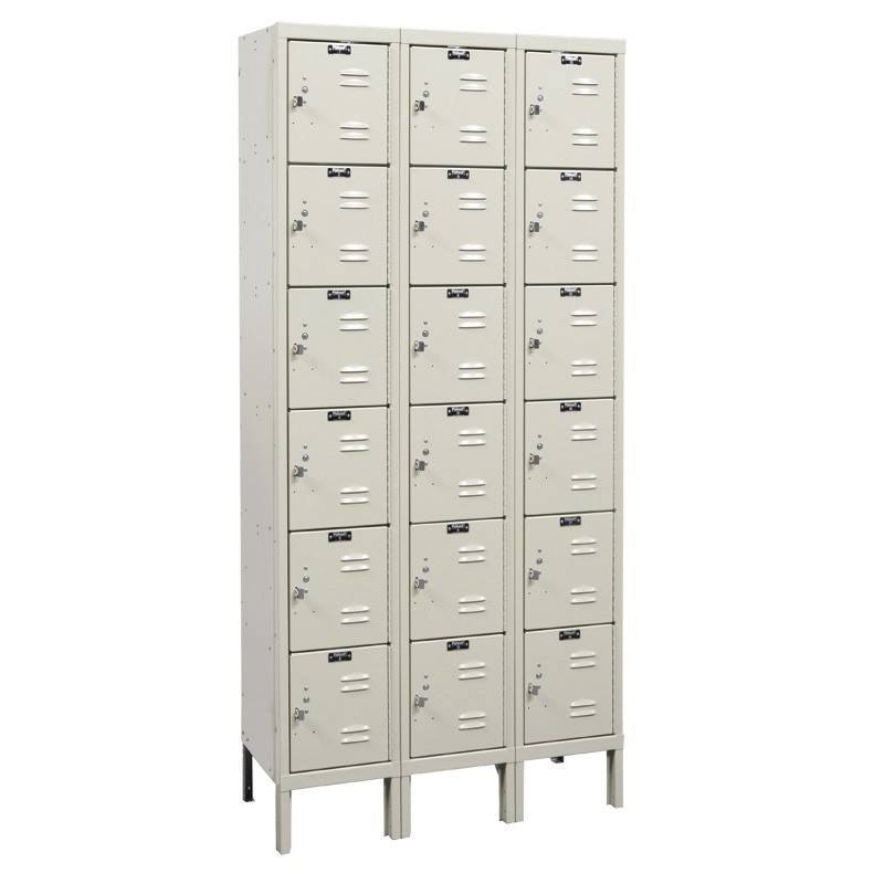 Hallowell Six Tier Rust Resistant Lockers