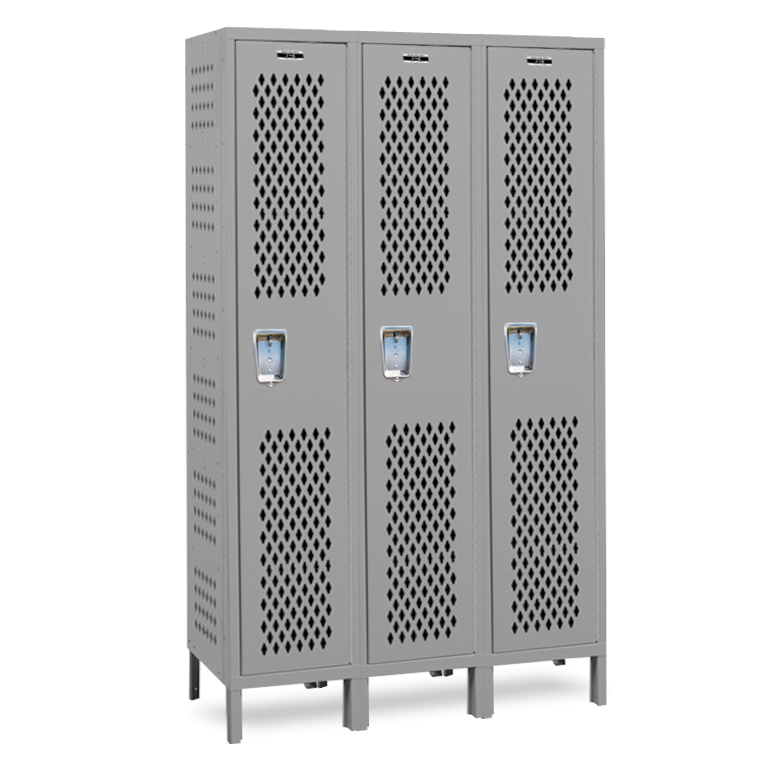 Hallowell Single Tier Ventilated Athletic Locker