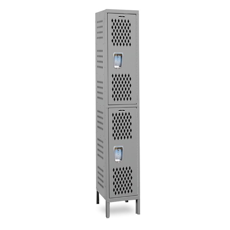 Double Tier Ventilated Locker