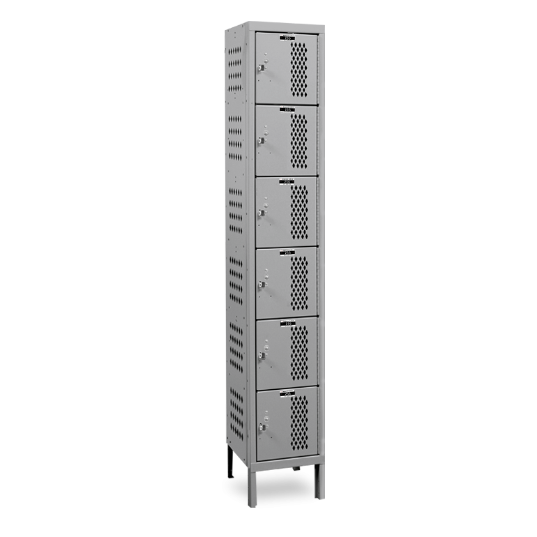 Six Tier Ventilated Locker