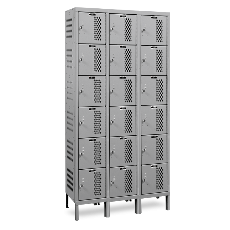 Six Tier Ventilated Locker